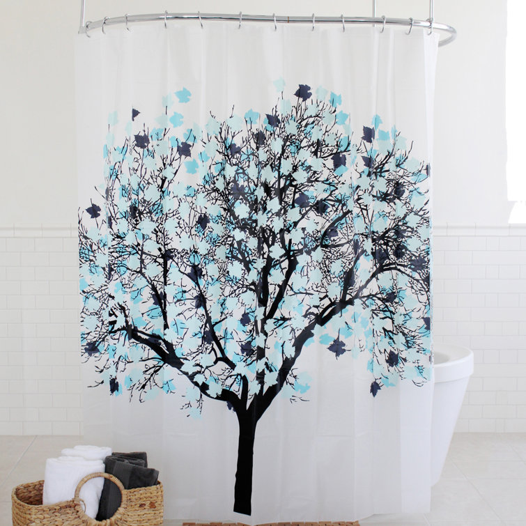 Winston Porter Mashburn EVA 5G Foilga Vinyl Shower Curtain Liner